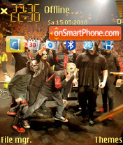 Capture d'écran Slipknot 18 thème