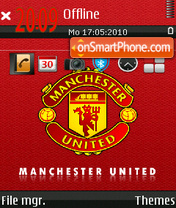 Manchester United 2017 tema screenshot