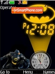 Batman clock theme screenshot