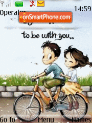 I just want to be with you tema screenshot