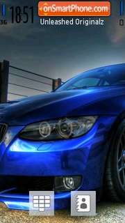 Скриншот темы Blue Bimmer