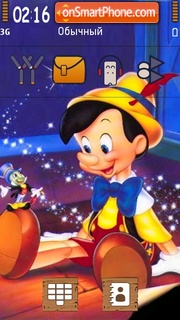 Скриншот темы Pinocchio