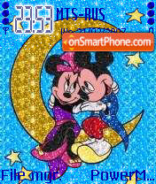 Mickey And Minnie Animated tema screenshot