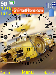 Capture d'écran Lamborghini SWF Clock thème