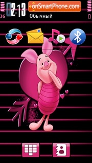 Piglet In Love es el tema de pantalla