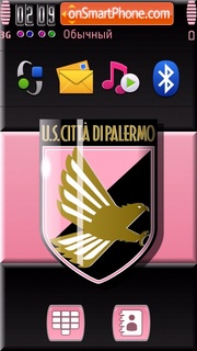 Palermo FC 01 theme screenshot