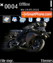 Yamaha r1 2011 theme screenshot