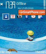 Sea ovi theme screenshot