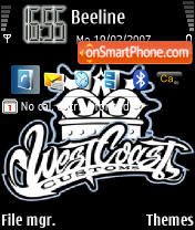 West Coast Customs 1 tema screenshot