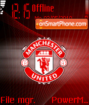 Capture d'écran Manchester United 2018 thème