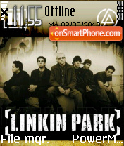 Capture d'écran Linkin Park Band thème