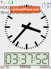 Clock 03 tema screenshot