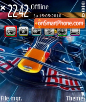 Red bull 04 tema screenshot