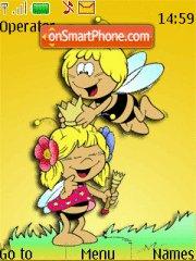 Maya Honey Bee tema screenshot