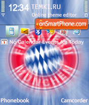 Capture d'écran FC Bayern Munchen 2 thème