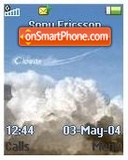 Clouds tema screenshot