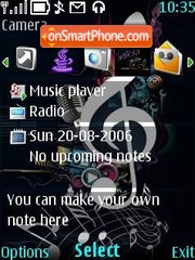 Musik key Theme-Screenshot