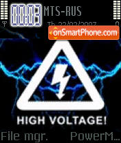 Capture d'écran High Voltage Animated thème