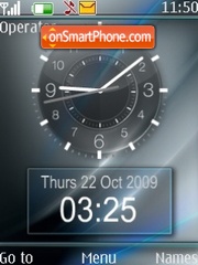 Dual clock tema screenshot