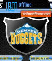 Denver Nuggets tema screenshot