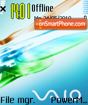 Vaio 02 theme screenshot