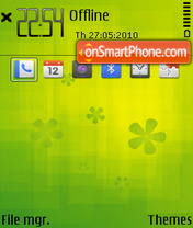 Greenness E theme screenshot