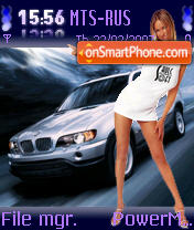 Скриншот темы Bmw Live