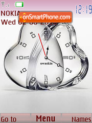 Clock cristal tema screenshot