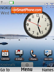 Clock Google tema screenshot