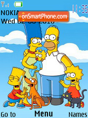 the Simpson theme screenshot