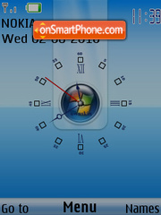 Скриншот темы Clock Windows