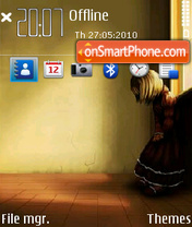 Small girl tema screenshot