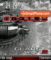 Gears of war 2 01 es el tema de pantalla