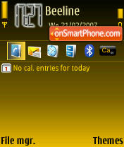 Bb7 theme screenshot