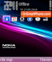 Nokia abstract 01 Theme-Screenshot