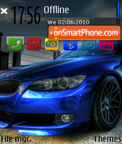 Blue bimmer 01 theme screenshot