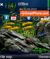 Aquarium 04 theme screenshot