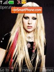 Скриншот темы Avril Lavigne