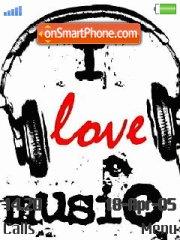 Скриншот темы Love Music