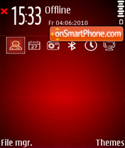 Black-red Theme-Screenshot