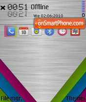 Capture d'écran Symbian pack thème