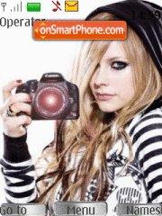 Скриншот темы Avril Lavigne