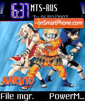 Capture d'écran Naruto Reedited thème