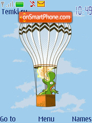 Capture d'écran Dragon Balloon thème
