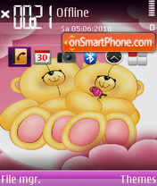 Love Cartoon tema screenshot