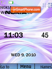 Alex Clock tema screenshot