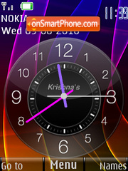 Скриншот темы Color Clock