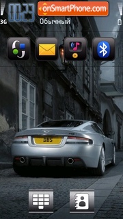 Aston martin 08 tema screenshot