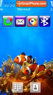 Clown Fish 01 tema screenshot