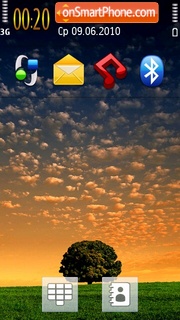 Lonely Tree tema screenshot